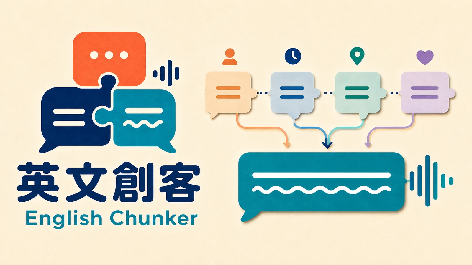 英文創客 English Chunker：把英文片語組裝成流暢表達